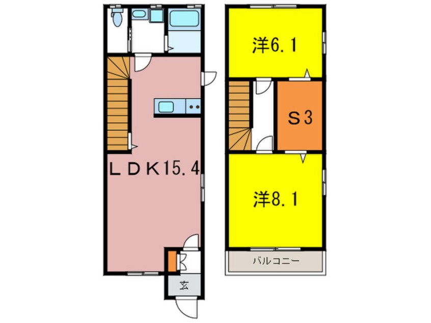 間取図 三条南セントロイエル