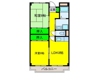 間取図 ロイヤルシティー　岸和田