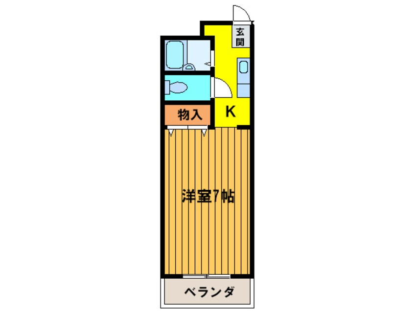 間取図 エレガンス平野