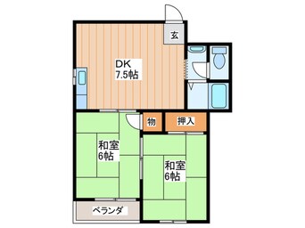 間取図 島本マンション