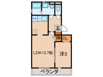 間取図 グリーンパーク尾浜Ⅱ