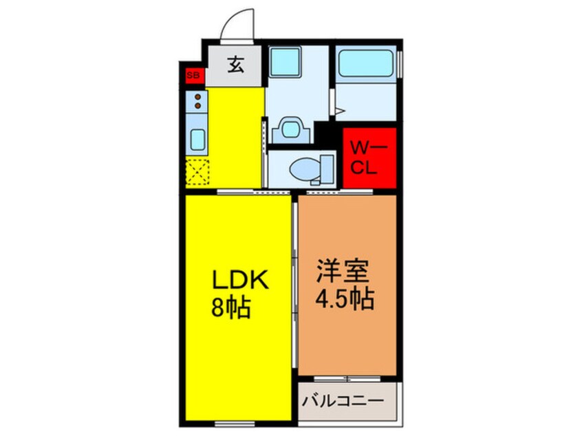 間取図 Ｎｅｏ　Ｓｍａｒｔ古川橋