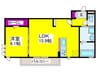 リーベ津久野Ⅱ 1LDKの間取り