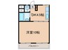 ミサトマンション 1DKの間取り