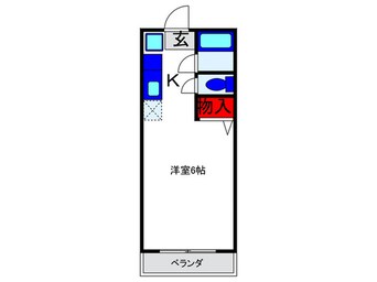 間取図 エスカーラ蛍池