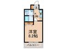 CASSIA天王寺東 1Kの間取り