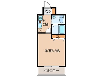 間取図 CASSIA天王寺東