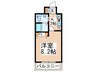 CASSIA天王寺東 1Kの間取り