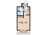 CASSIA天王寺東 1Kの間取り