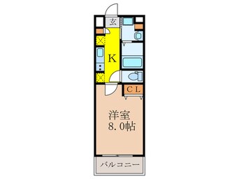 間取図 エスティライフ新大阪第２