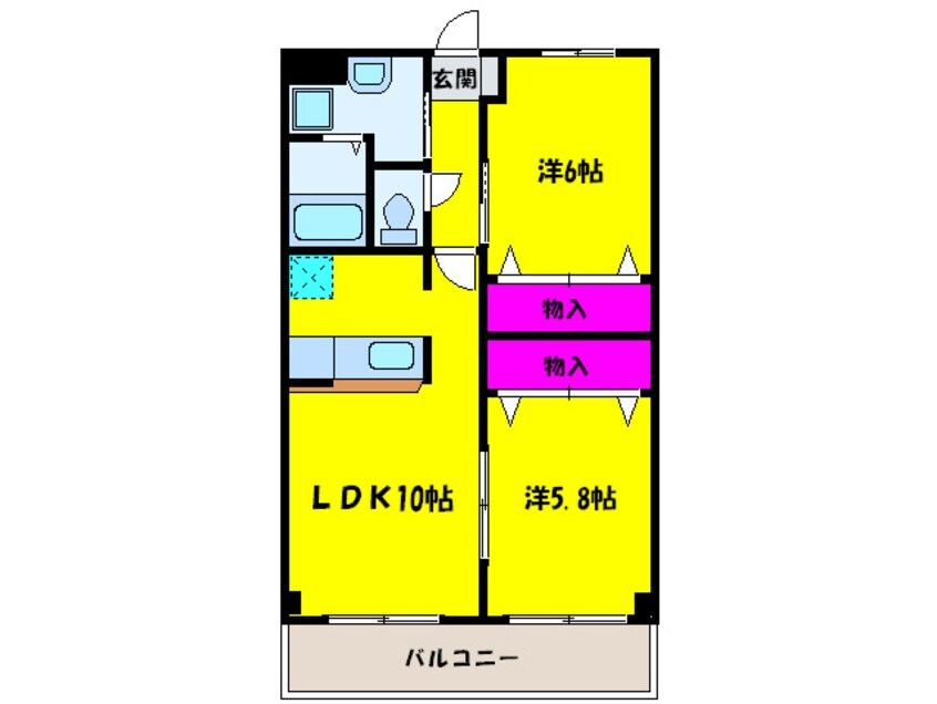 間取図 ロイヤルコ－ト