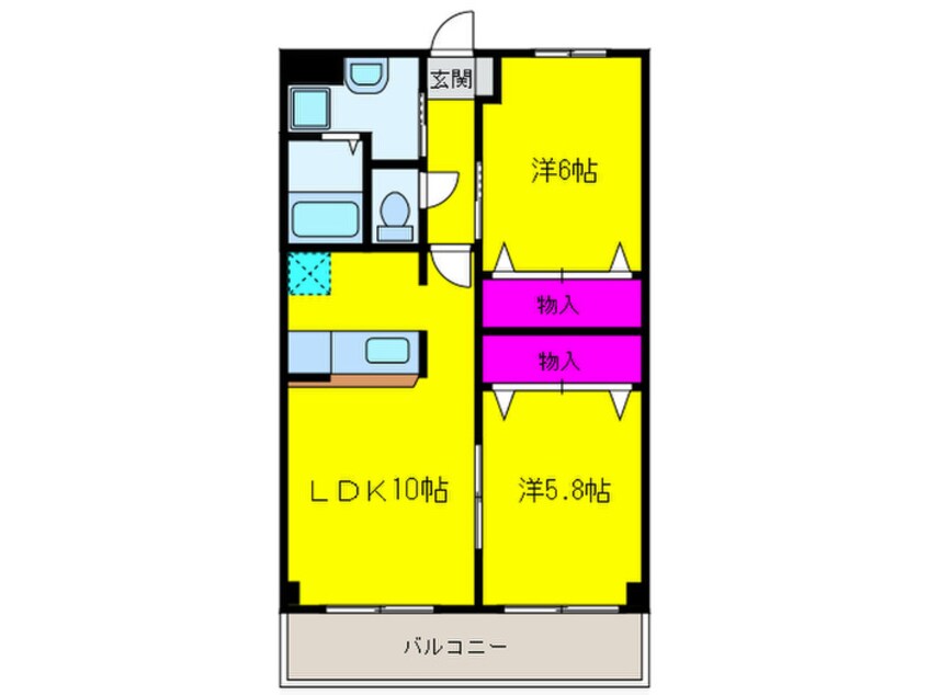 間取図 ロイヤルコ－ト