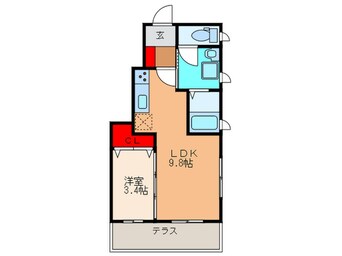 間取図 ラシーネ小野原西