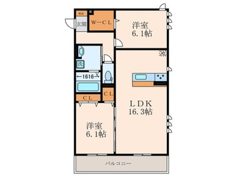 間取図 ルネ・ムーン