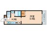 ジュネス太郎坊 1Kの間取り