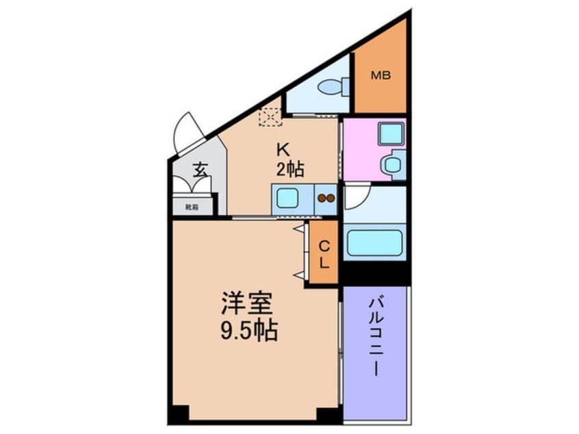 間取図 リズフラット