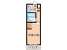 タウンハウス京口 1Kの間取り