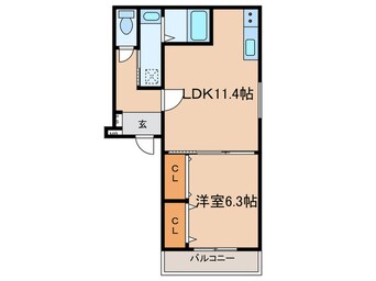 間取図 フジパレス園田