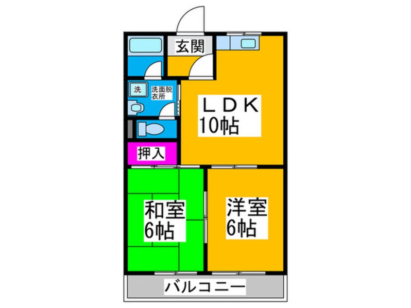 間取図 グリ－ンベルノモリ