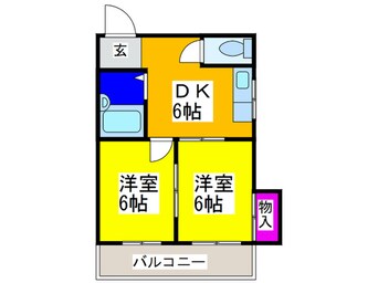 間取図 コ－ヨ－ハイツ