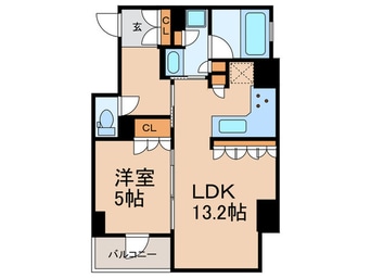 間取図 ﾘｰｶﾞﾙ京都堀川五条通りⅡ（602）