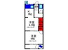 いずみ荘 2Kの間取り