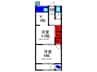 いずみ荘 2Kの間取り