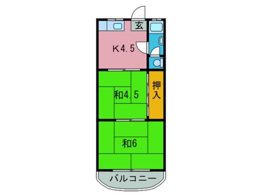 間取図 白石マンション