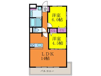 間取図 ソシア千里丘