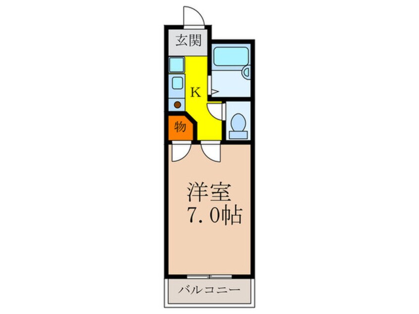 間取図 サンコ－ポウエノ