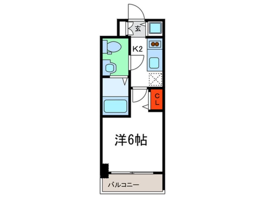 間取図 Ｓ－ＲＥＳＩＤＥＮＣＥ北浜