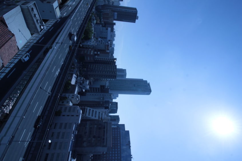 室内からの展望 Ｓ－ＲＥＳＩＤＥＮＣＥ北浜