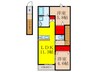 ドミール稲葉 2LDKの間取り