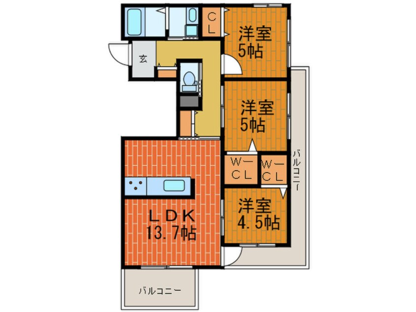 間取図 プレシャス小松