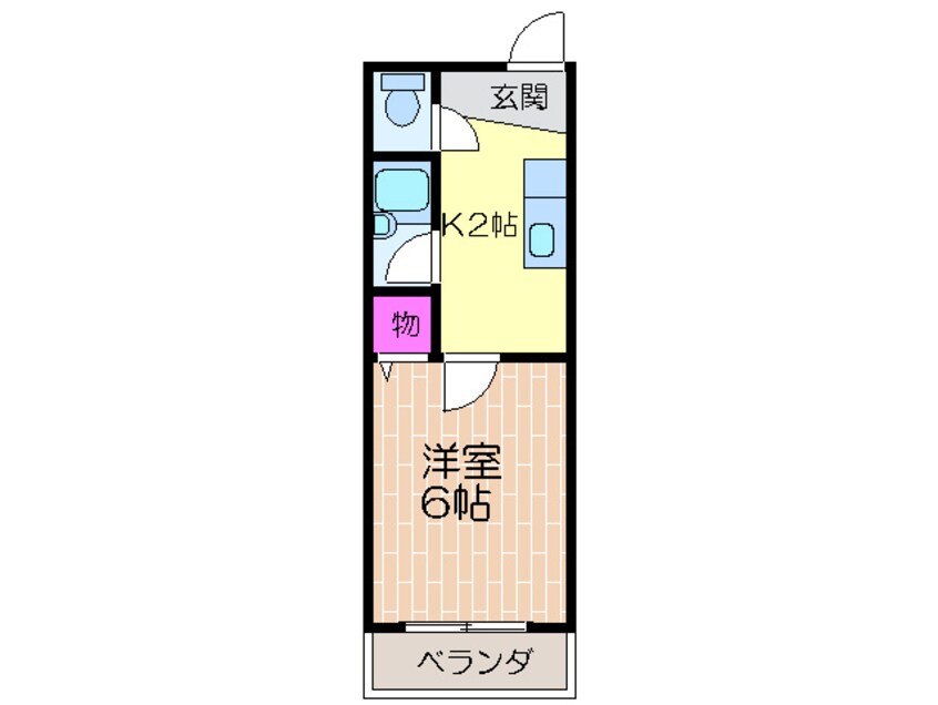 間取図 カ－サ東住吉Ⅴ