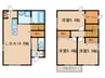 富松2丁目貸家A棟 3LDKの間取り