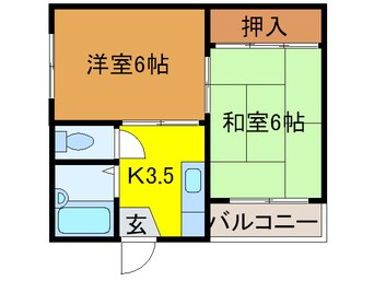 間取図 シティハイム浅香