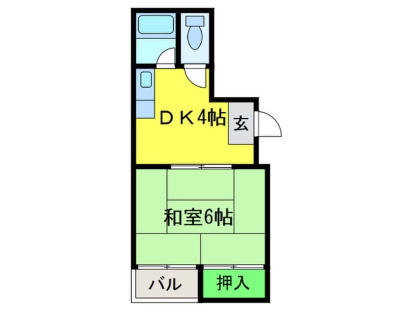 間取図 シティハイム浅香