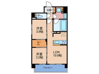間取図 ソルレヴェンテ新梅田