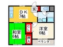 第２エイサイハイムの間取図