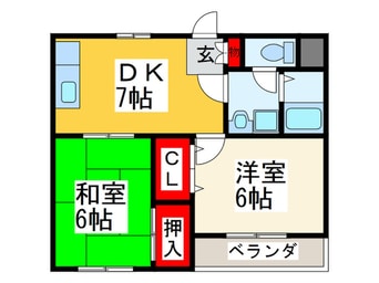 間取図 第２エイサイハイム