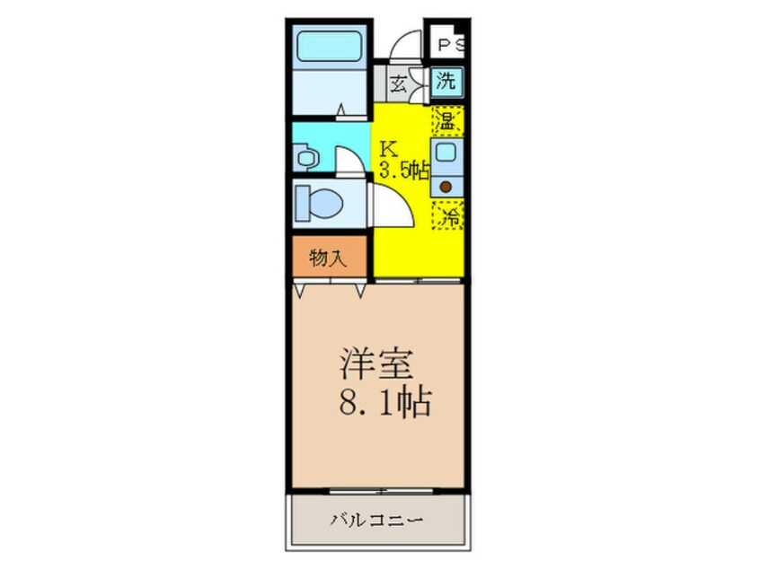 間取図 テラウエスト元町