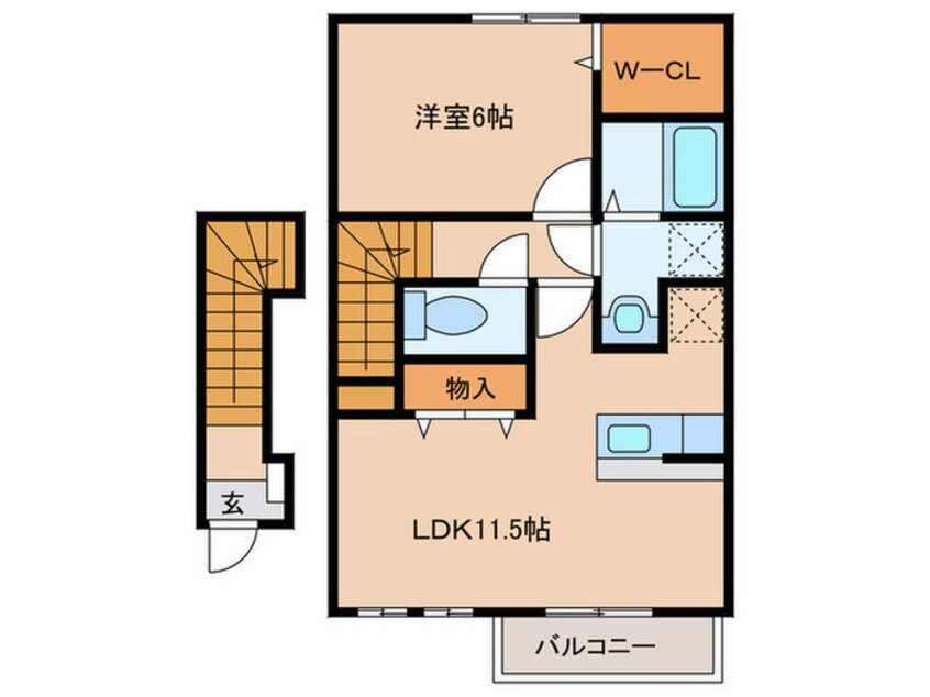 間取図 イ－ストⅡ