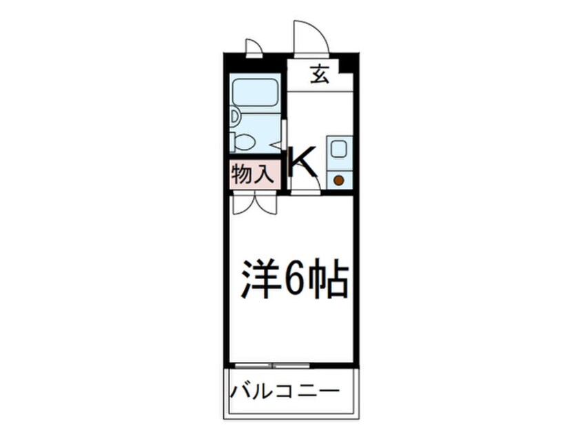 間取図 サニ－パレス白川台