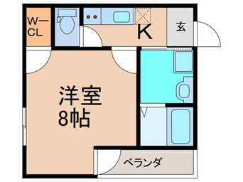 間取図 フジパレス針中野湯里