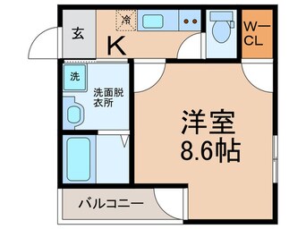 間取図 フジパレス針中野湯里