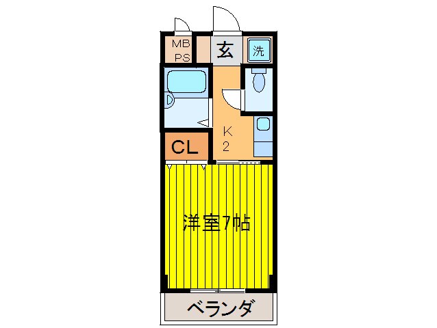 間取り図 グランドハウス大野