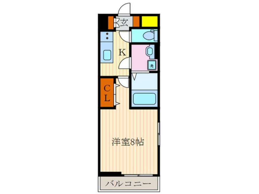 間取図 ジュネス長岡京