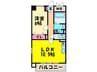 ＣａｓａＶｅｒｄｅ 1LDKの間取り