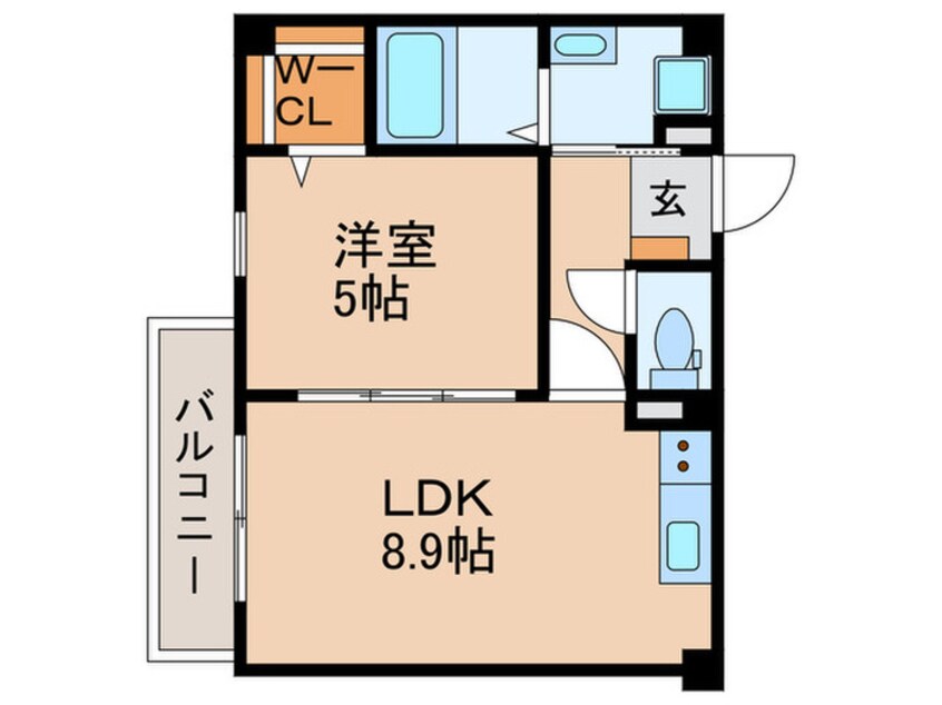 間取図 ARCA豊中蛍池